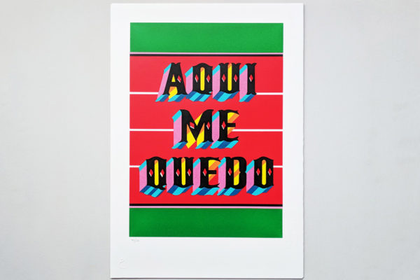 Dicken Castro silk screen print