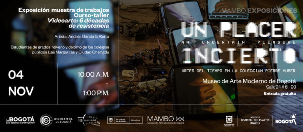 Exposición del curso-taller Videoarte 6 décadas de resistencia