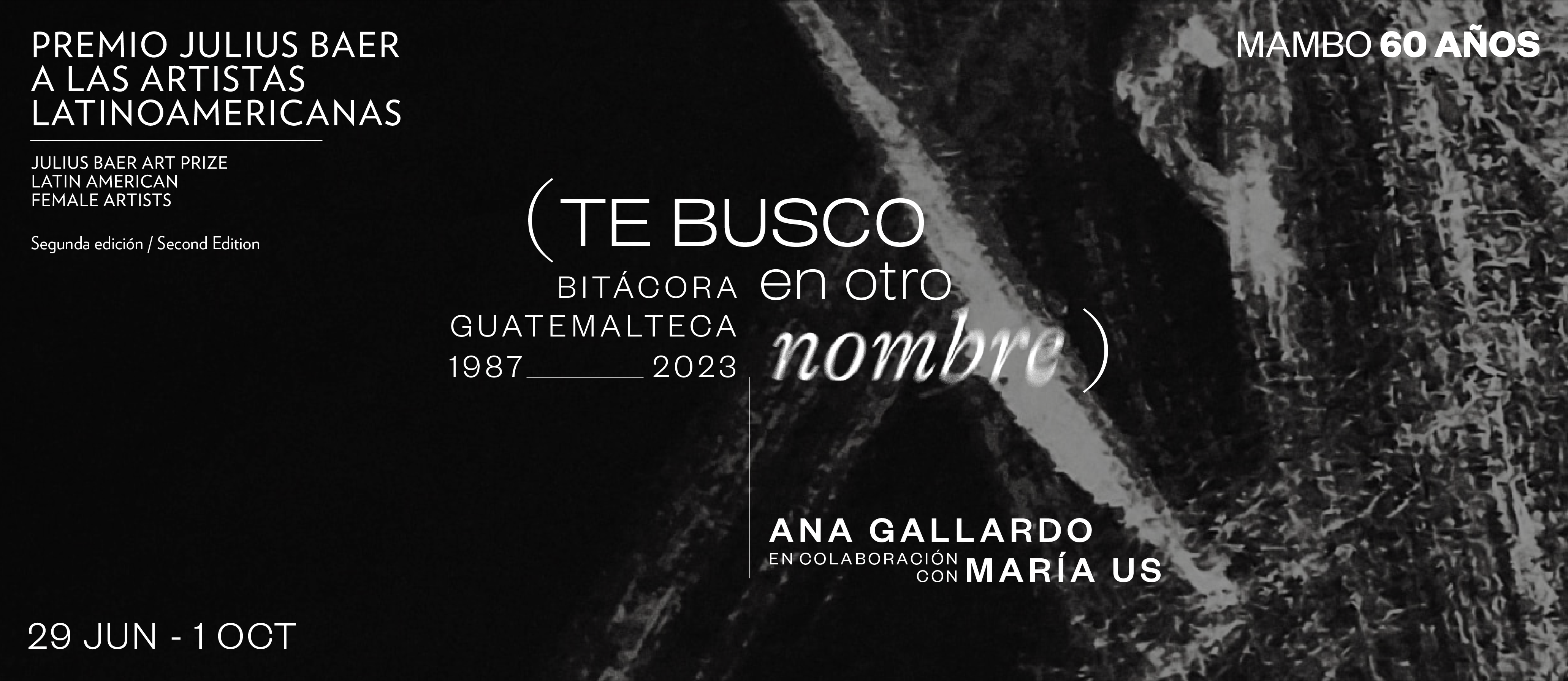 (Te busco en otro nombre). Bitácora guatemalteca 1987-2023 – Ana Gallardo en colaboración con María Us